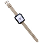 Cinturino in pelle liscia per Apple Watch 38-45mm