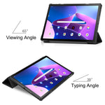 Custodia per tablet in pelle intelligente con supporto a 3 pieghe Custer Texture, For Lenovo Tab M10 Plus 10.6 3rd Gen 2022