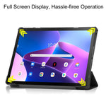 Custodia per tablet in pelle intelligente con supporto a 3 pieghe Custer Texture, For Lenovo Tab M10 Plus 10.6 3rd Gen 2022