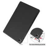 Custodia per tablet in pelle intelligente con supporto a 3 pieghe Custer Texture, For Lenovo Tab M10 Plus 10.6 3rd Gen 2022