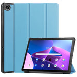 Custodia per tablet in pelle intelligente con supporto a 3 pieghe Custer Texture, For Lenovo Tab M10 Plus 10.6 3rd Gen 2022