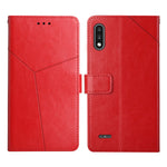 Custodia per telefono in pelle flip orizzontale con cuciture a Y, For LG K22, For LG K42, For LG K52 / K62, For LG Velvet 2 Pro