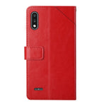 Custodia per telefono in pelle flip orizzontale con cuciture a Y, For LG K22, For LG K42, For LG K52 / K62, For LG Velvet 2 Pro