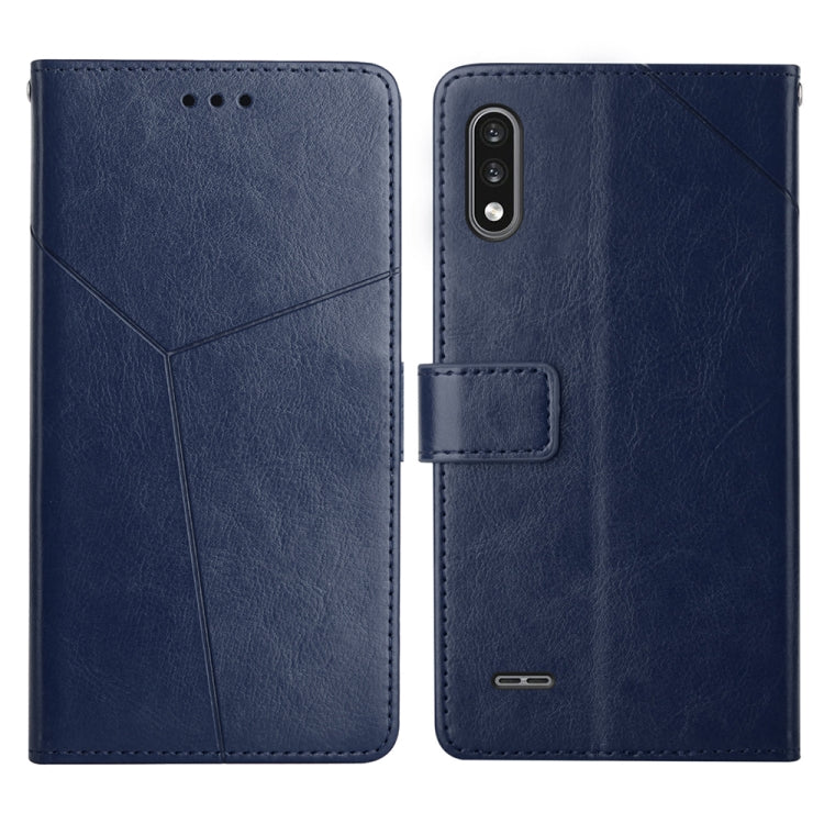 Custodia per telefono in pelle flip orizzontale con cuciture a Y, For LG K22, For LG K42, For LG K52 / K62, For LG Velvet 2 Pro