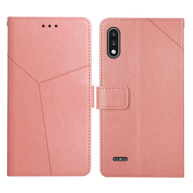 Custodia per telefono in pelle flip orizzontale con cuciture a Y, For LG K22, For LG K42, For LG K52 / K62, For LG Velvet 2 Pro