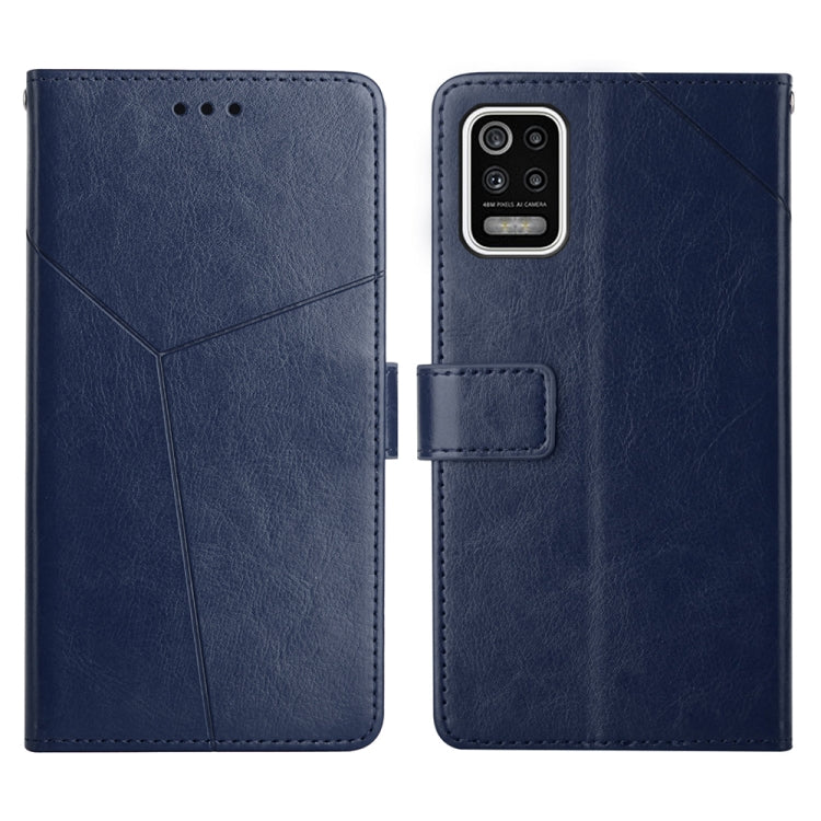Custodia per telefono in pelle flip orizzontale con cuciture a Y, For LG K22, For LG K42, For LG K52 / K62, For LG Velvet 2 Pro