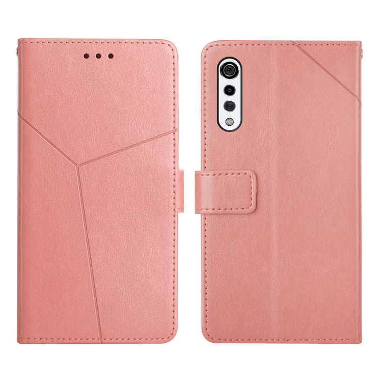 Custodia per telefono in pelle flip orizzontale con cuciture a Y, For LG K22, For LG K42, For LG K52 / K62, For LG Velvet 2 Pro