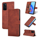 AZNS Skin Feel Calf Texture Flip Custodia in pelle per telefono, For OPPO K10 4G / A96 4G / Realme 9i