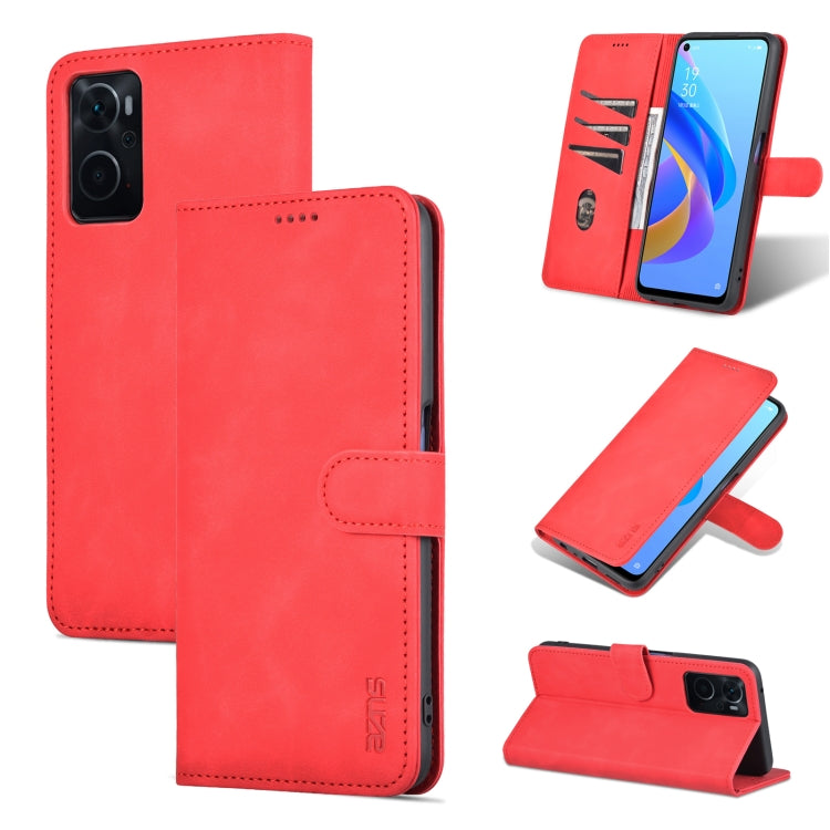 AZNS Skin Feel Calf Texture Flip Custodia in pelle per telefono, For OPPO K10 4G / A96 4G / Realme 9i