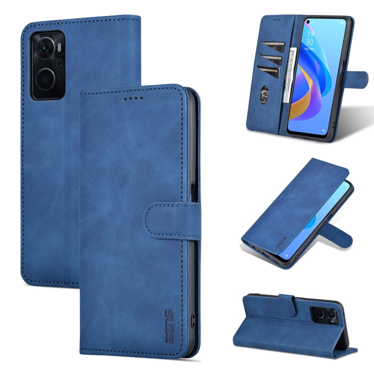 AZNS Skin Feel Calf Texture Flip Custodia in pelle per telefono, For OPPO K10 4G / A96 4G / Realme 9i
