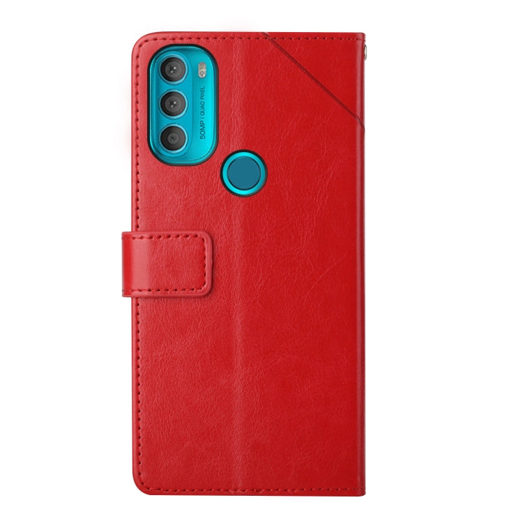 Custodia per telefono in pelle flip orizzontale con cuciture a Y, For Motorola Moto G71 5G, For Motorola Moto G200 5G