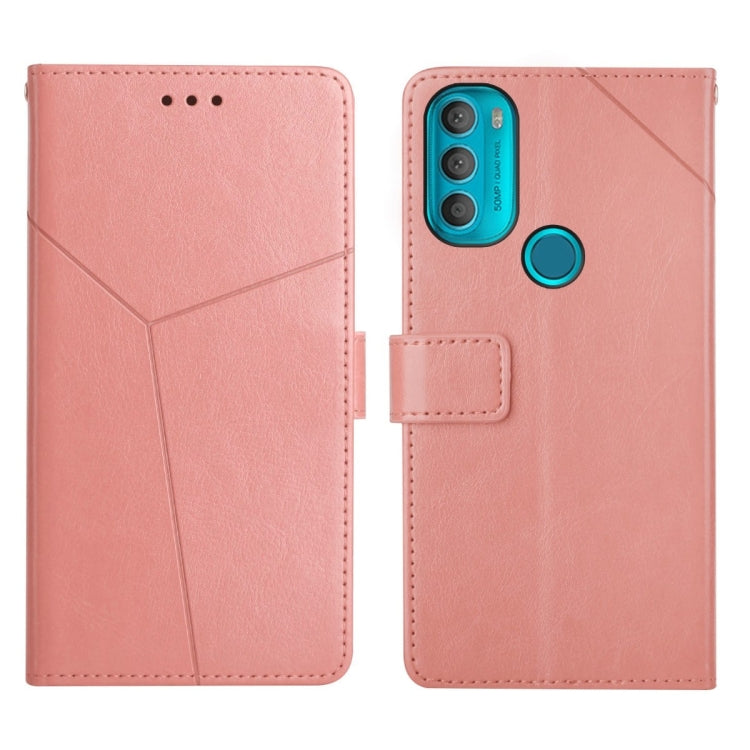 Custodia per telefono in pelle flip orizzontale con cuciture a Y, For Motorola Moto G71 5G, For Motorola Moto G200 5G