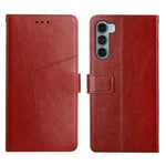 Custodia per telefono in pelle flip orizzontale con cuciture a Y, For Motorola Moto G71 5G, For Motorola Moto G200 5G