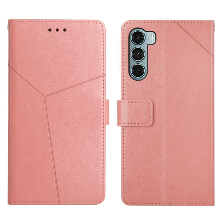Custodia per telefono in pelle flip orizzontale con cuciture a Y, For Motorola Moto G71 5G, For Motorola Moto G200 5G