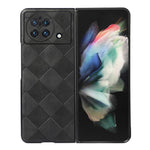 Custodia per telefono in PU scozzese intrecciata, For vivo X Fold Precise Hole, For vivo X Note