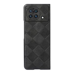 Custodia per telefono in PU scozzese intrecciata, For vivo X Fold Precise Hole, For vivo X Note