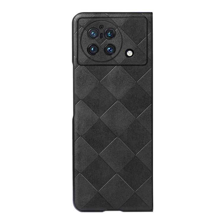 Custodia per telefono in PU scozzese intrecciata, For vivo X Fold Precise Hole, For vivo X Note
