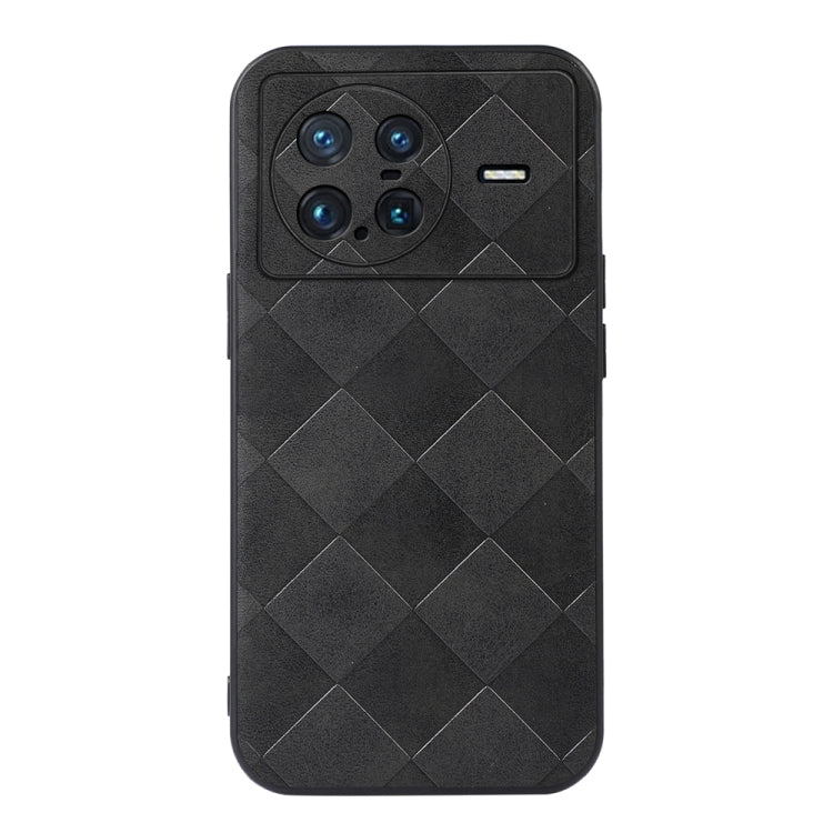 Custodia per telefono in PU scozzese intrecciata, For vivo X Fold Precise Hole, For vivo X Note