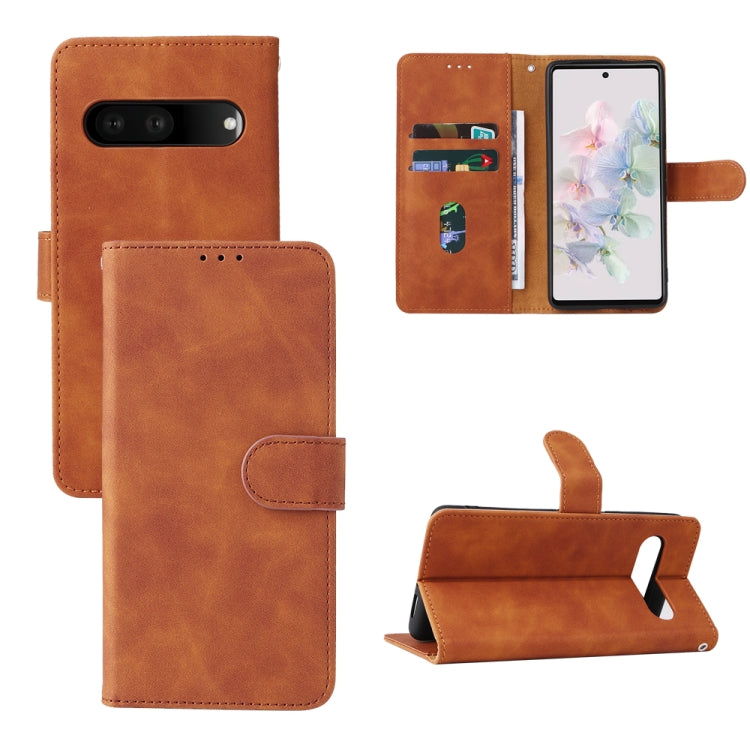 Custodia per telefono in pelle con vibrazione magnetica Skin Feel, For Google Pixel 7, For Google Pixel 7 Pro, For Sony Xperia 10 IV, For vivo T1 5G