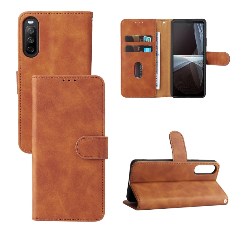 Custodia per telefono in pelle con vibrazione magnetica Skin Feel, For Google Pixel 7, For Google Pixel 7 Pro, For Sony Xperia 10 IV, For vivo T1 5G