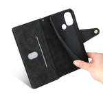 Rivetto Fibbia 9 carte Custodia per telefono in pelle a tre pieghe, For OnePlus Nord N100, For OnePlus 7, For OnePlus 7 Pro, For OnePlus 7T
