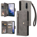 Rivetto Fibbia 9 carte Custodia per telefono in pelle a tre pieghe, For OnePlus Nord N100, For OnePlus 7, For OnePlus 7 Pro, For OnePlus 7T