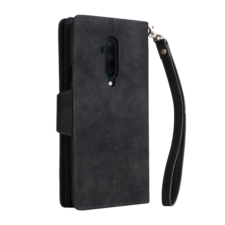 Rivetto Fibbia 9 carte Custodia per telefono in pelle a tre pieghe, For OnePlus 7T Pro, For OnePlus 8, For OnePlus 8 Pro, For OnePlus Nord