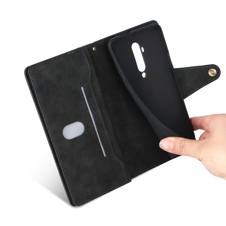 Rivetto Fibbia 9 carte Custodia per telefono in pelle a tre pieghe, For OnePlus 7T Pro, For OnePlus 8, For OnePlus 8 Pro, For OnePlus Nord