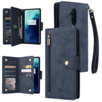 Rivetto Fibbia 9 carte Custodia per telefono in pelle a tre pieghe, For OnePlus 7T Pro, For OnePlus 8, For OnePlus 8 Pro, For OnePlus Nord