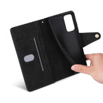 Rivetto Fibbia 9 carte Custodia per telefono in pelle a tre pieghe, For OnePlus 9, For OnePlus 9 Pro, For OnePlus Nord 2
