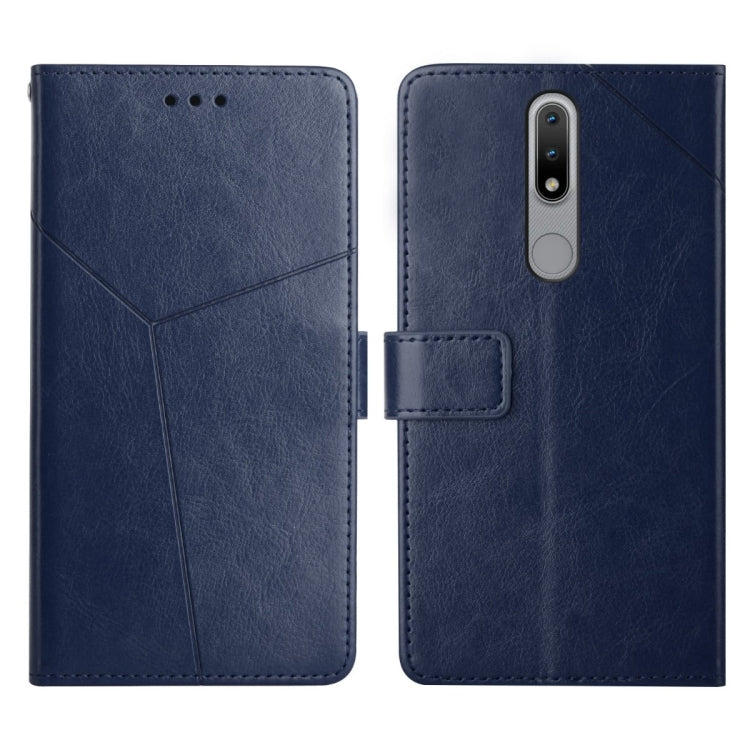 Custodia per telefono in pelle flip orizzontale con cuciture a Y, For Nokia G50 5G, For Nokia 1.4, For Nokia 2.4, For Nokia 5.4