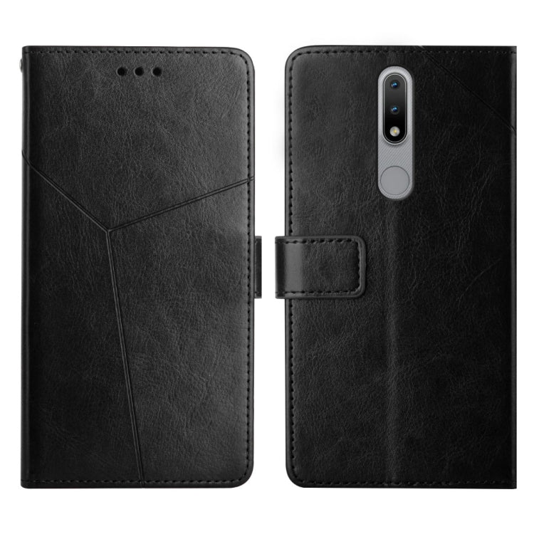 Custodia per telefono in pelle flip orizzontale con cuciture a Y, For Nokia G50 5G, For Nokia 1.4, For Nokia 2.4, For Nokia 5.4