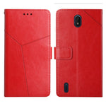 Custodia per telefono in pelle flip orizzontale con cuciture a Y, For Nokia C01 Plus, For Nokia C10 / C20, For Nokia C20 Plus, For Nokia C30