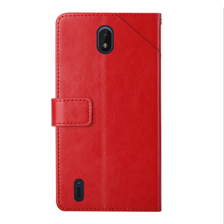 Custodia per telefono in pelle flip orizzontale con cuciture a Y, For Nokia C01 Plus, For Nokia C10 / C20, For Nokia C20 Plus, For Nokia C30