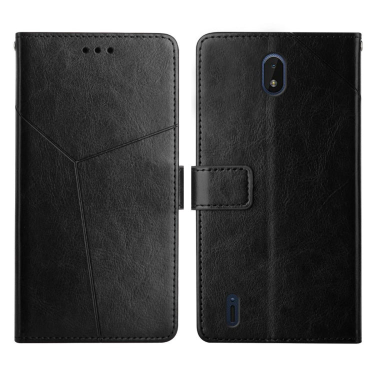 Custodia per telefono in pelle flip orizzontale con cuciture a Y, For Nokia C01 Plus, For Nokia C10 / C20, For Nokia C20 Plus, For Nokia C30