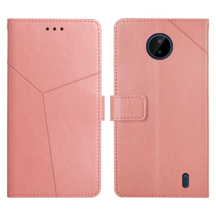 Custodia per telefono in pelle flip orizzontale con cuciture a Y, For Nokia C01 Plus, For Nokia C10 / C20, For Nokia C20 Plus, For Nokia C30