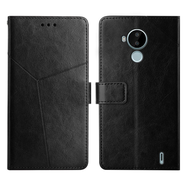 Custodia per telefono in pelle flip orizzontale con cuciture a Y, For Nokia C01 Plus, For Nokia C10 / C20, For Nokia C20 Plus, For Nokia C30
