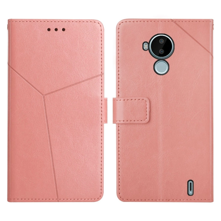 Custodia per telefono in pelle flip orizzontale con cuciture a Y, For Nokia C01 Plus, For Nokia C10 / C20, For Nokia C20 Plus, For Nokia C30