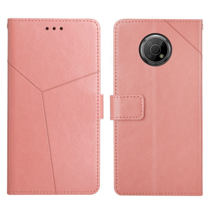 Custodia per telefono in pelle flip orizzontale con cuciture a Y, For Nokia G300, For Nokia X10 / X20, For Nokia XR20