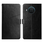 Custodia per telefono in pelle flip orizzontale con cuciture a Y, For Nokia G300, For Nokia X10 / X20, For Nokia XR20