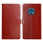 Custodia per telefono in pelle flip orizzontale con cuciture a Y, For Nokia G300, For Nokia X10 / X20, For Nokia XR20