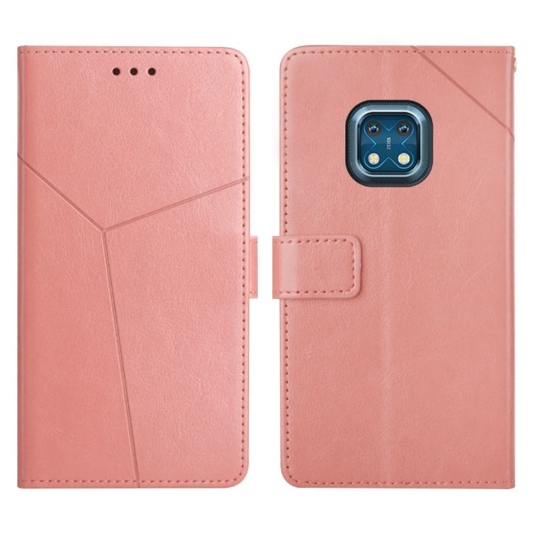 Custodia per telefono in pelle flip orizzontale con cuciture a Y, For Nokia G300, For Nokia X10 / X20, For Nokia XR20