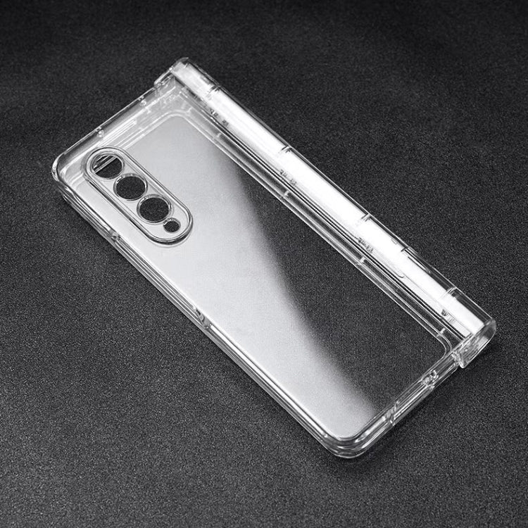 Custodia protettiva antiurto per telefono in TPU + PC con slot per penna, For Samsung Galaxy Z Fold3 5G
