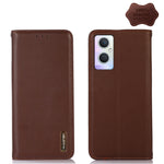KHAZNEH Custodia per telefono in pelle di vacchetta con strato superiore nappa, For OPPO A96 5G CN Version / Reno7 Z 5G, For OPPO Find X5 5G, For OPPO Find X5 Pro 5G, For OPPO Realme 9 Pro+, For OPPO Realme 9 Pro, For OPPO Realme 9i/A36 4G/A76 4G/A96 4...