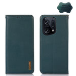 KHAZNEH Custodia per telefono in pelle di vacchetta con strato superiore nappa, For OPPO A96 5G CN Version / Reno7 Z 5G, For OPPO Find X5 5G, For OPPO Find X5 Pro 5G, For OPPO Realme 9 Pro+, For OPPO Realme 9 Pro, For OPPO Realme 9i/A36 4G/A76 4G/A96 4...