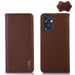 KHAZNEH Custodia per telefono in pelle di vacchetta con strato superiore nappa, For OPPO A96 5G CN Version / Reno7 Z 5G, For OPPO Find X5 5G, For OPPO Find X5 Pro 5G, For OPPO Realme 9 Pro+, For OPPO Realme 9 Pro, For OPPO Realme 9i/A36 4G/A76 4G/A96 4...