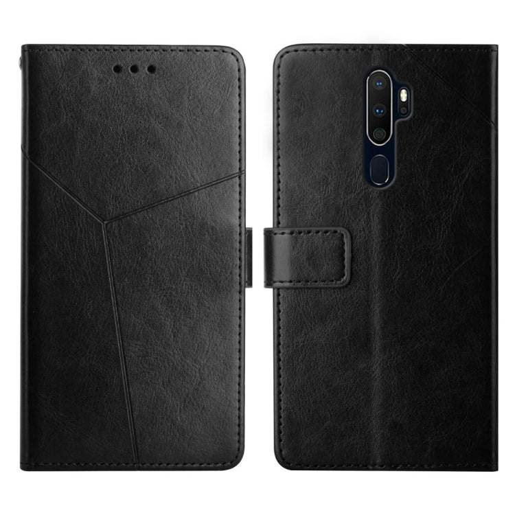 Custodia per telefono in pelle flip orizzontale con cuciture a Y, For OPPO A8 / A31, For OPPO A9 2020, For OPPO A15 / A15s, For OPPO A92 / A52