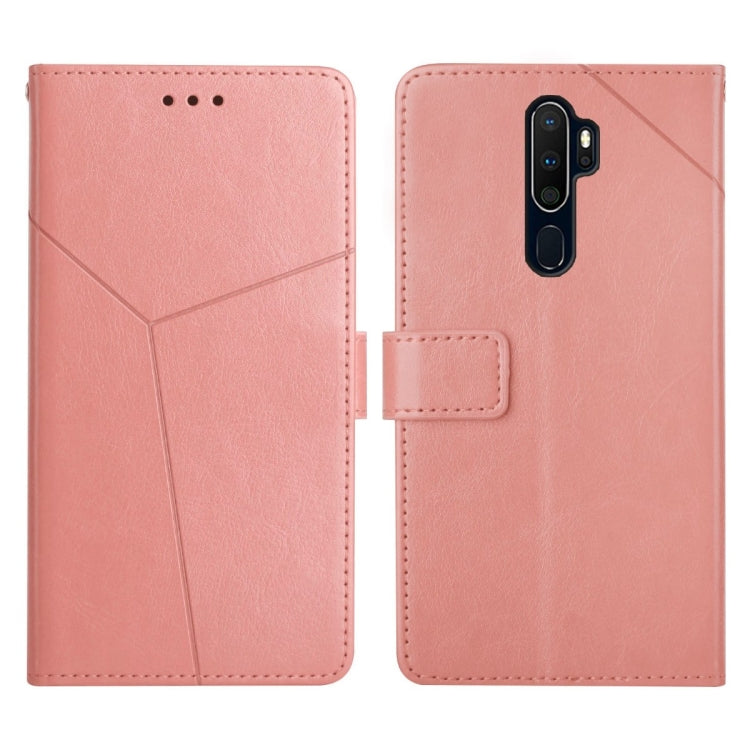 Custodia per telefono in pelle flip orizzontale con cuciture a Y, For OPPO A8 / A31, For OPPO A9 2020, For OPPO A15 / A15s, For OPPO A92 / A52