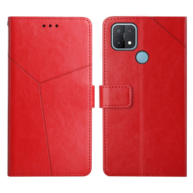 Custodia per telefono in pelle flip orizzontale con cuciture a Y, For OPPO A8 / A31, For OPPO A9 2020, For OPPO A15 / A15s, For OPPO A92 / A52