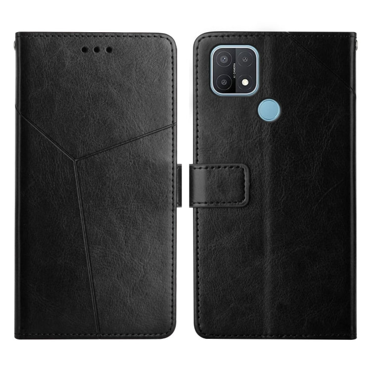 Custodia per telefono in pelle flip orizzontale con cuciture a Y, For OPPO A8 / A31, For OPPO A9 2020, For OPPO A15 / A15s, For OPPO A92 / A52